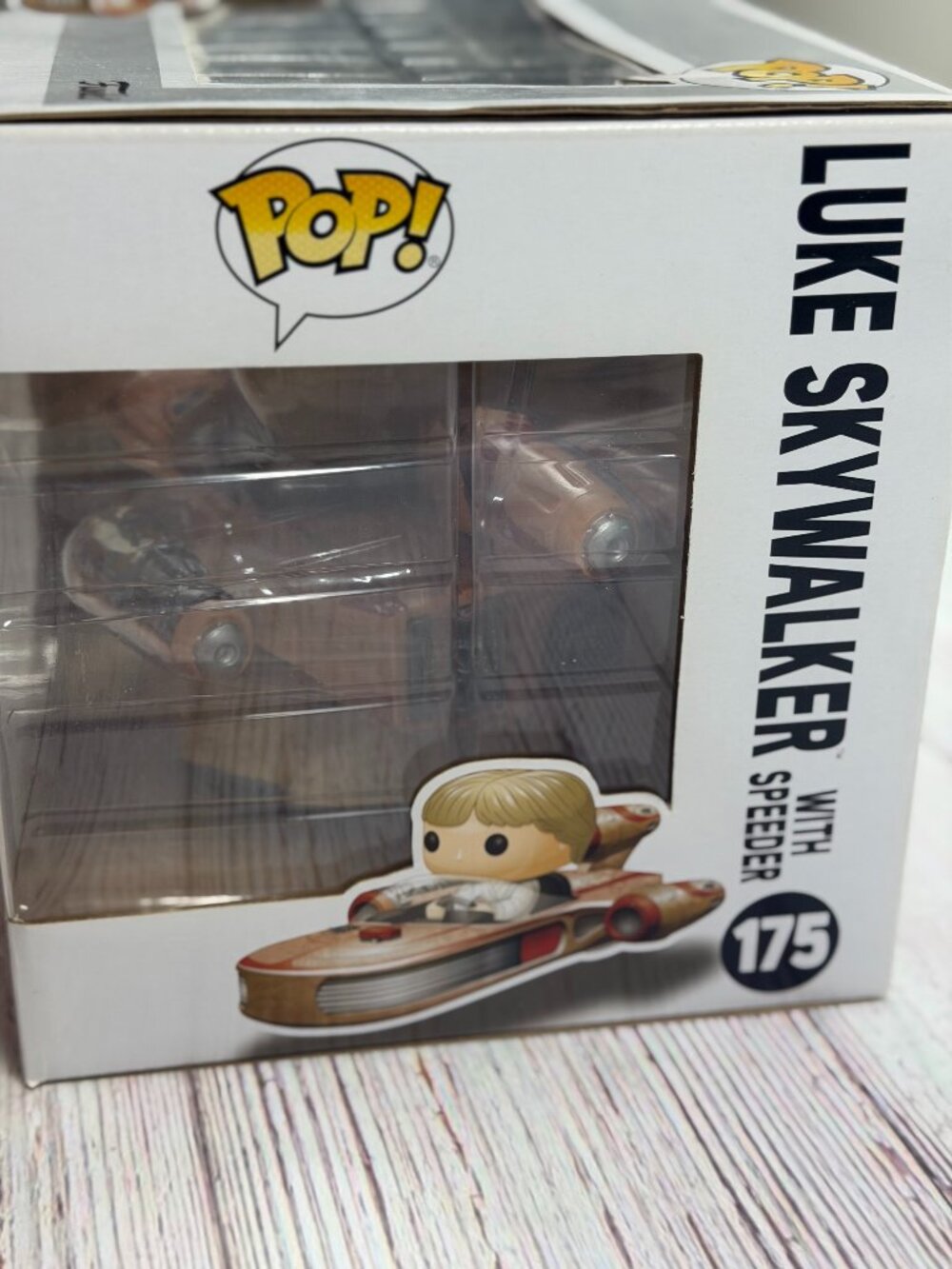 Funko Pop! Star Wars Luke Skywalker with Speeder #175 Smuggler’s Bounty Exclusiv - Picture 4 of 7